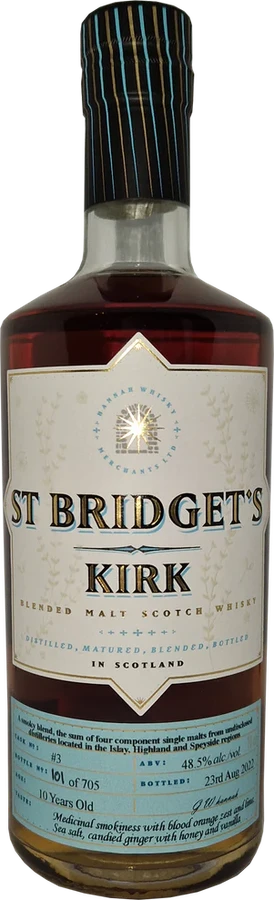 St. Bridget's 10yo HWM Kirk 48.5% 700ml