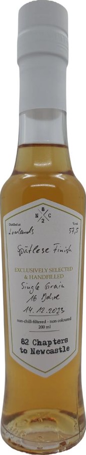 North British 16yo 82NC Exclusive Selected Peated Ex-B. + SF Spatlese Wine 57.5% 200ml