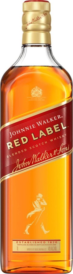 Johnnie Walker Red Label Imported by Dbbv Molenwerf 12 1014 BG NL 40% 700ml