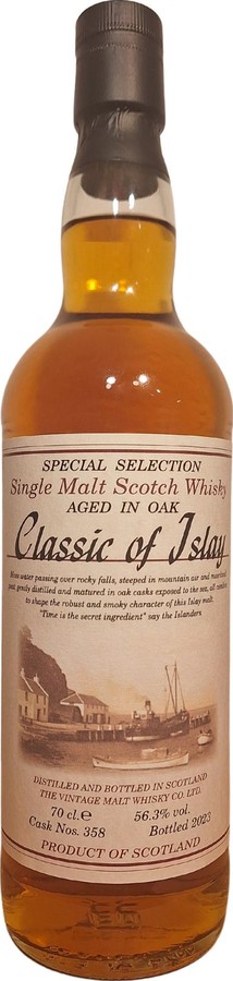 Classic of Islay Vintage 2023 JW Hirschenbrunner spirits 56.3% 700ml