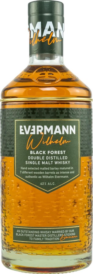 Evermann Wilhelm Double Distilled Single Malt Whisky 7 cask types 42% 700ml
