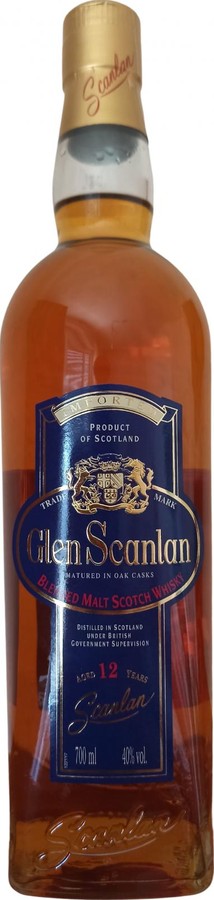 Glen Scanlan 12yo Blended Malt Scotch Whisky Oak Cask 40% 700ml