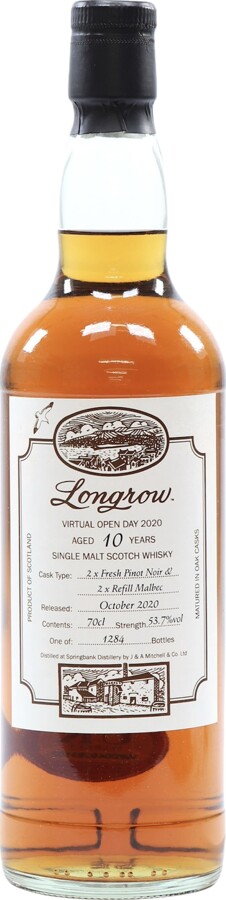 Longrow 10yo Virtual Open Day 2020 53.7% 700ml