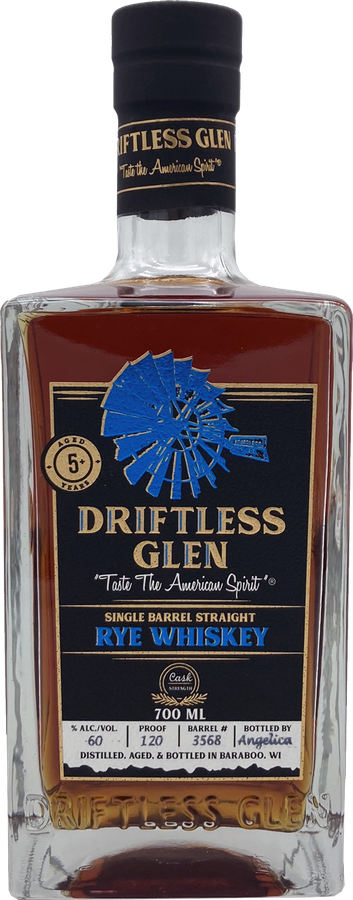 Driftless Glen 5yo Single Barrel Straight Rye Whisky 60% 700ml