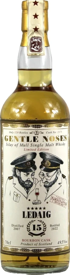 Ledaig 2007 JW Gentle Noses Bourbon 49.5% 700ml