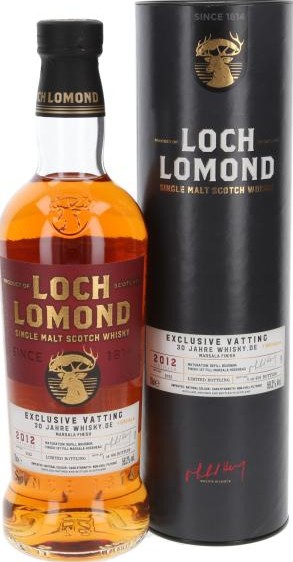 Loch Lomond 2012 Exclusive Vatting Refill Bourbon Finish 1st Fill Marsala HHD 30yo Whisky.de 59.2% 700ml