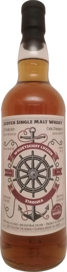 Staoisha 2013 WCh Refill Sherry QC Whiskyschiff Luzern 56.1% 700ml