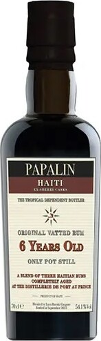 Velier Papalin Haiti Ex Sherry Cask 6yo 54.1% 100ml