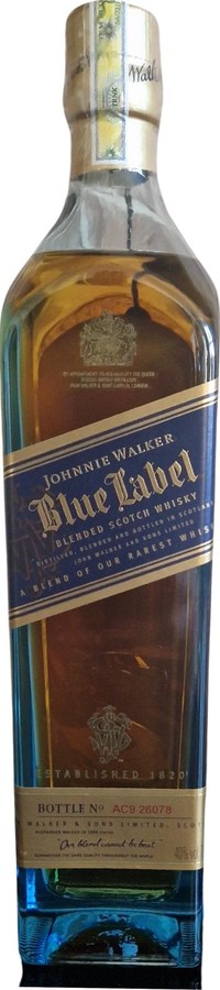 John Walker & Sons Blue Label Limited Edition Design Fast & Furious 40% 750ml