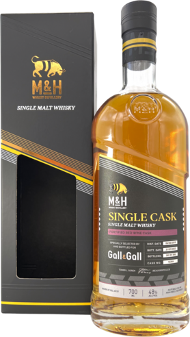 M&H 2019 Single Cask Red Wine Gall& Gall 48% 700ml