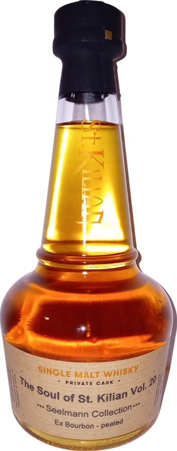 St. Kilian 2017 Private Cask Bottling Ex Bourbon peated Alfred Seelmann 59.2% 500ml