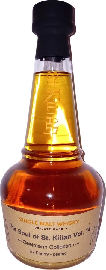 St. Kilian 2018 Private Cask Bottling ex Sherry Oloroso peated Alfred Seelmann 56% 500ml