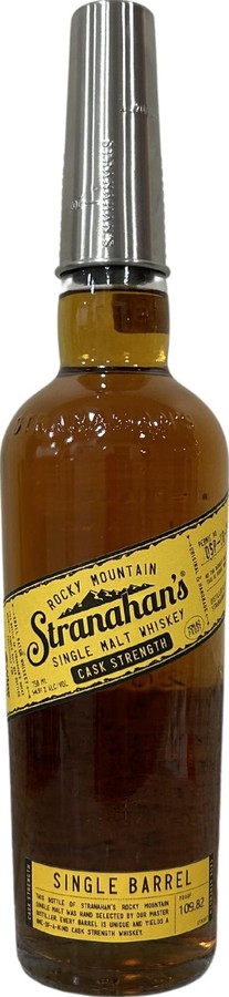 Stranahan's Single Barrel Cask Strength Collection American White Oak Total Wine & More 54.91% 750ml