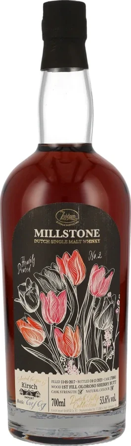 Millstone 2017 Dutch Tulip Collection 1st Fill Oloroso Sherry Butt Kirsch Import 53.6% 700ml