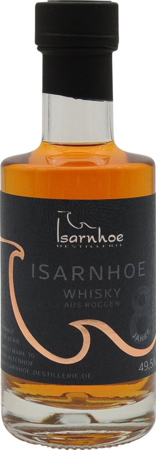Isarnhoe 8yo Whisky aus Roggen 49.5% 200ml