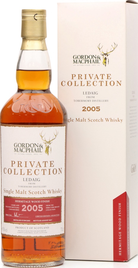 Ledaig 2005 GM Private Collection 45% 700ml
