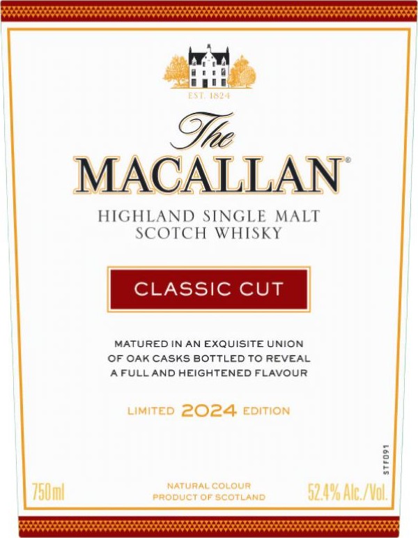 Macallan Classic Cut Limited 2024 Edition Ex-Bourbon & Sherry seasoned 52.4% 700ml