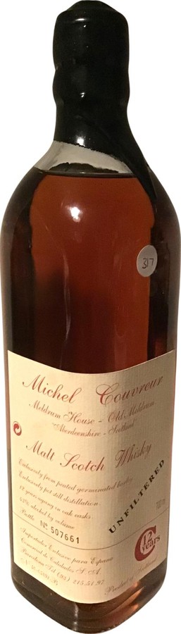 Michel Couvreur 12yo MCo Malt Scotch Whisky Comercial de Calidades S.A. Barcelona 43% 700ml