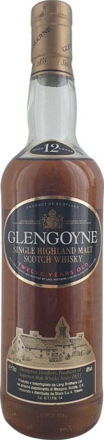 Glengoyne 12yo Kiln without smoke Importato da Stock Trieste 40% 700ml