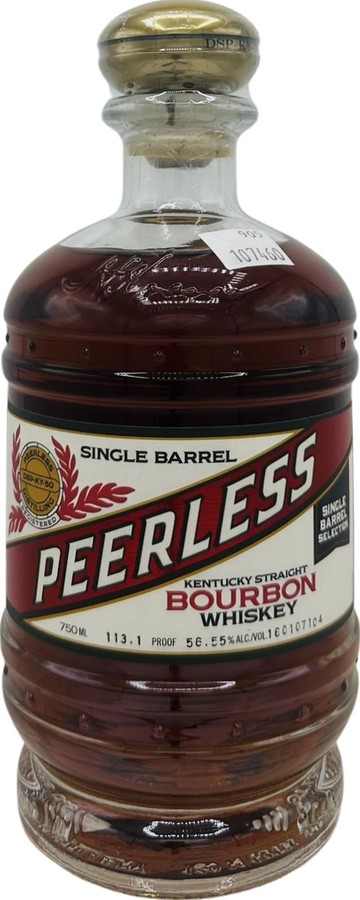 Peerless Kentucky Straight Bourbon Whisky S.B.S Binny's Beverage Depot Chicago IL 56.55% 750ml