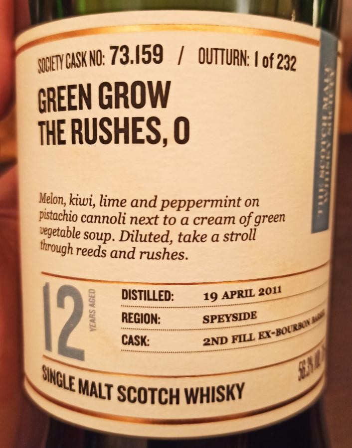 Aultmore 2011 SMWS 73.159 Green grow the rushes o 2nd Fill Ex-Bourbon Barrel 56.3% 700ml