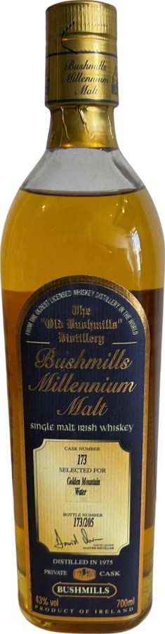 Bushmills 1975 Millennium Malt 43% 700ml