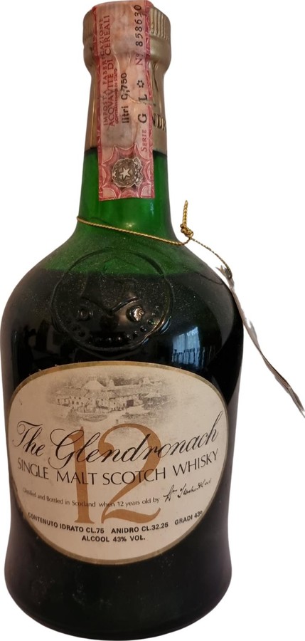 Glendronach 12yo Single Malt Scotch Whisky 43% 750ml