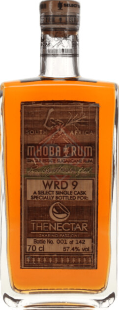 Mhoba WRD9 2020 Ex Bourbon Single Cask For The Nectar 57.4% 700ml
