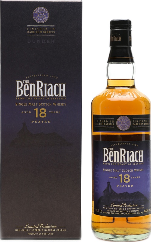 BenRiach 18yo Dunder Limited Production 46% 700ml