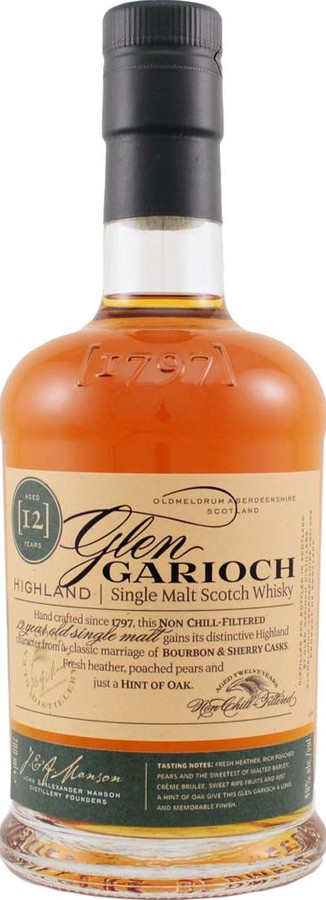 Glen Garioch 12yo Bourbon and Sherry 48% 700ml