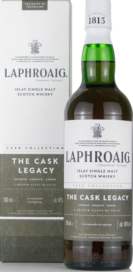 Laphroaig The Cask Legacy 1st-fill Ex-Bourbon European Oak 48% 700ml