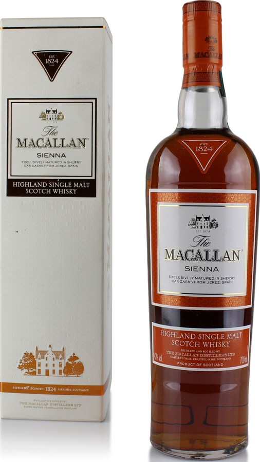 Macallan Sienna The 1824 Series Sherry Oak Cask from sherry 43% 700ml