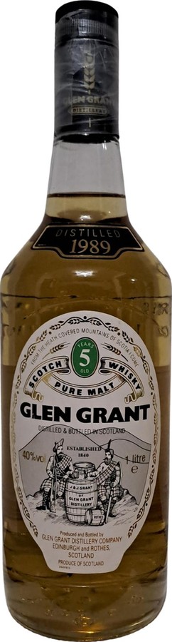 Glen Grant 1989 Pure Malt Scotch Whisky 40% 1000ml