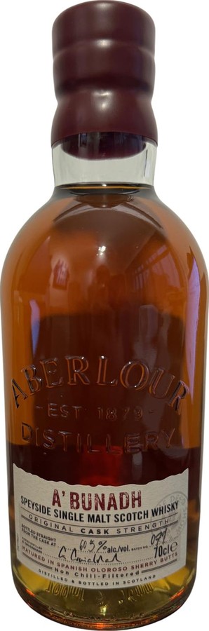Aberlour A'bunadh batch #79 Spanish Oloroso Sherry Butt 60.5% 700ml