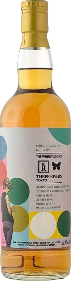 A Secret Orkney Distillery 1999 TWA Joint bottling with Three Rivers Tokyo Three Rivers Tokyo 52.1% 700ml