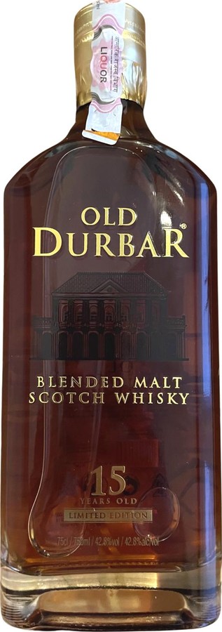 Old Durbar 15yo Limited Edition American Oak Oloroso Pedro Ximenez 42.8% 750ml