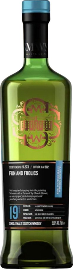 Glen Grant 2003 SMWS 9.273 FUN and Forlics 55% 700ml