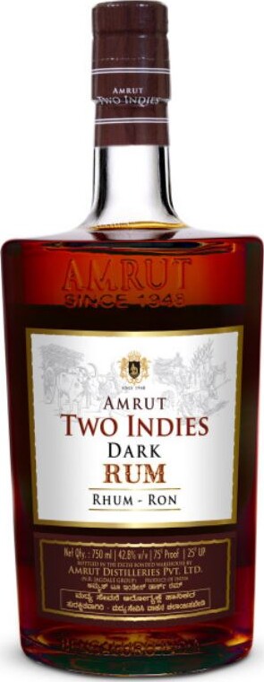 Amrut Two Indies Dark 42.8% 750ml