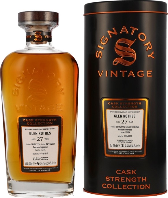 Glenrothes 1996 SV Cask Strength Collection 54.4% 700ml