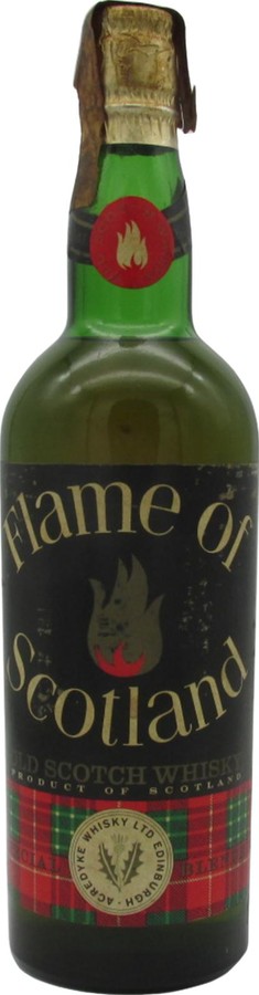 Flame of Scotland Old Scotch Whisky Sigvi Lorenzo Bertolo Torino 43% 750ml