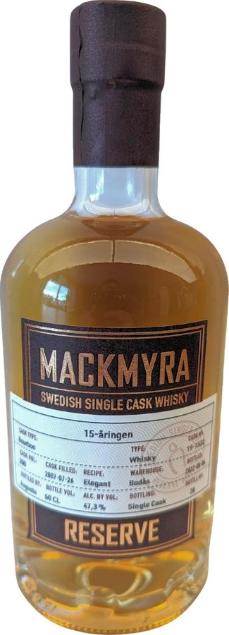 Mackmyra 2007 Reserve Bourbon 47.3% 500ml
