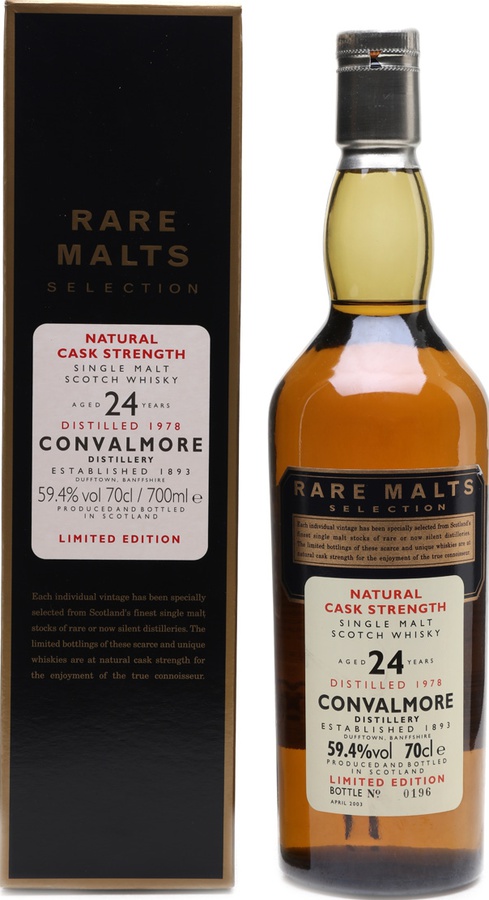 Convalmore 1978 Rare Malts Selection 59.4% 700ml