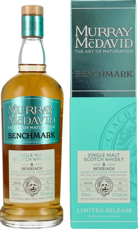 BenRiach 2014 MM The Art of Maturation Benchmark Koval Bourbon finish 57.7% 700ml