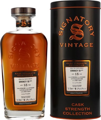 Orkney 2005 SV Cask Strength Collection 1st Fill Oloroso Sherry Butt 54.9% 700ml