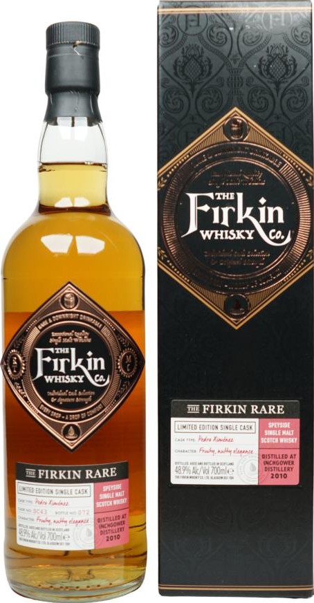 Inchgower 2010 TFWC The Firkin Rare Pedro Ximenez 48.9% 700ml