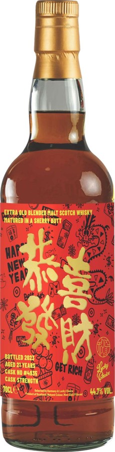 Blended Malt Scotch Whisky 21yo TWA XO Sherry Butt Harmony & Lucky Choice 44.7% 700ml