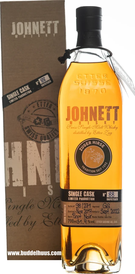 Johnett 2017 Single Cask Pinor Noir 51.4% 700ml