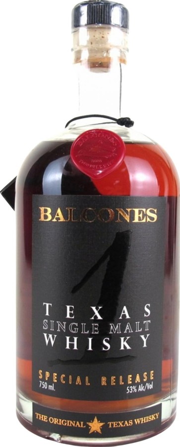 Balcones Texas Single Malt Whisky 1 Special Release 53% 700ml