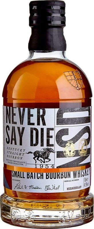 Never Say Die Small Batch Bourbon Whisky NSD Kentucky Straight Bourbon 47.5% 700ml