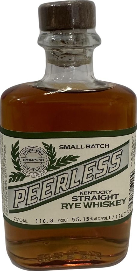 Peerless Kentucky Straight Rye Whisky Small Batch 55.15% 200ml